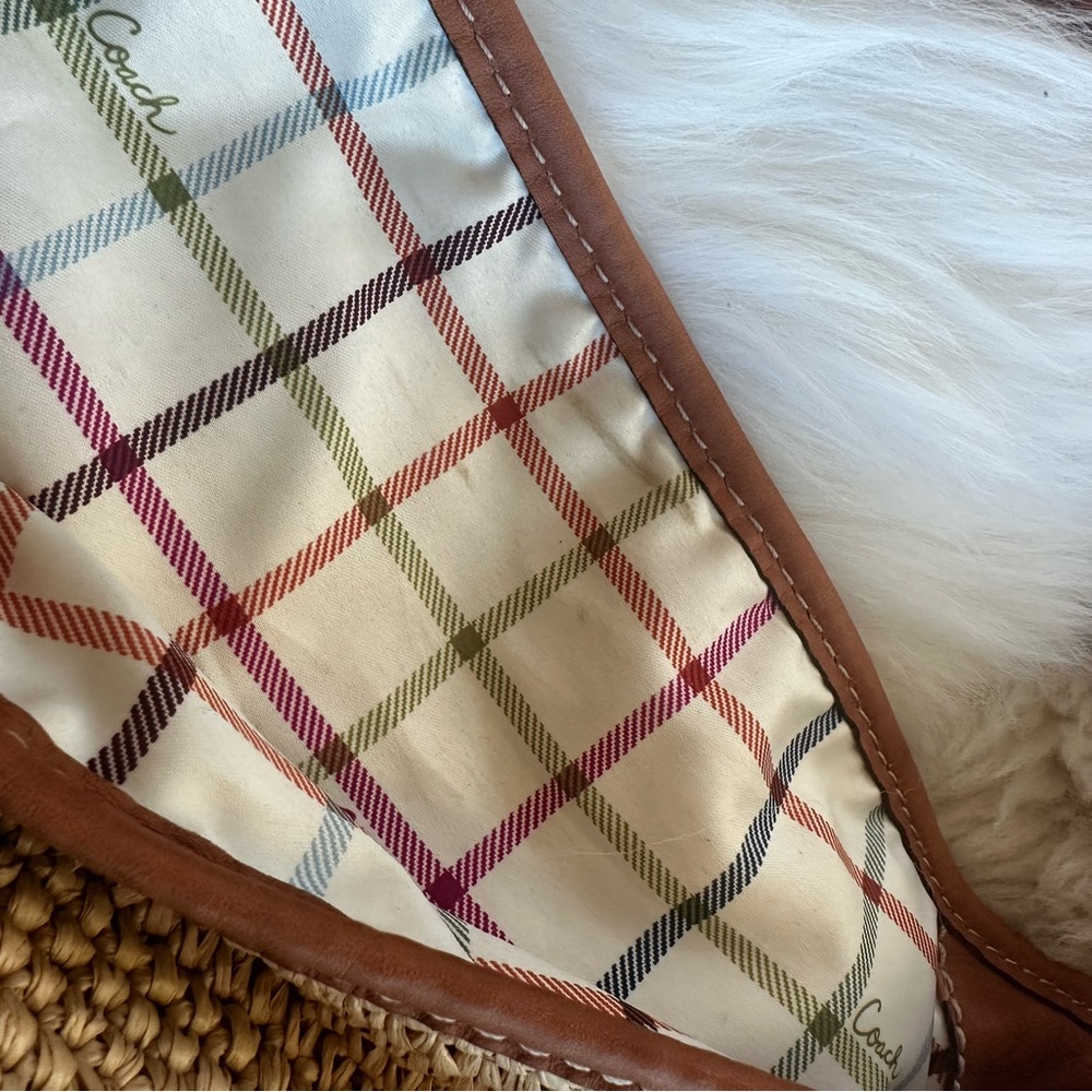 ✨🤩COACH “rare” Bleecker Millie XL Straw Hobo Bag✨ - Picture 13 of 13